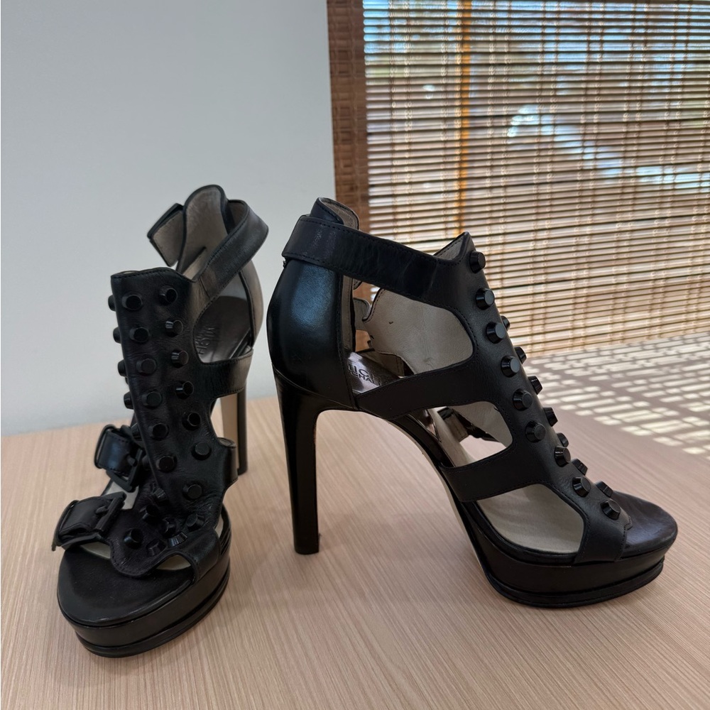 Michael Kors Black Platform Heels
